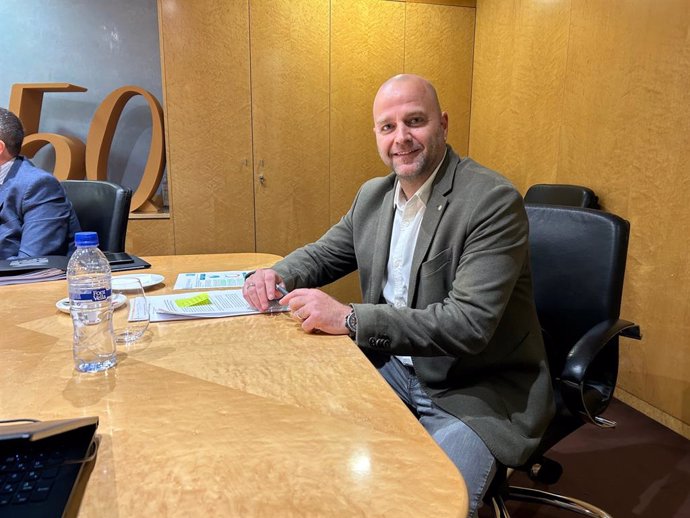 Archivo - El president de l'Associació de Promotors de Catalunya (APCE) , Xavier Vilajoana