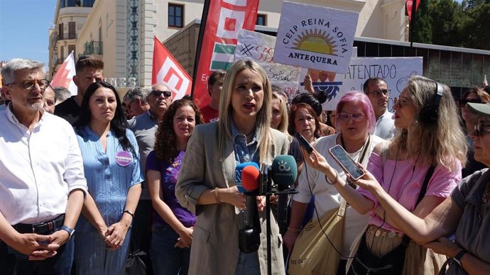 La secretaria de Educación del PSOE-A, Patricia Alba