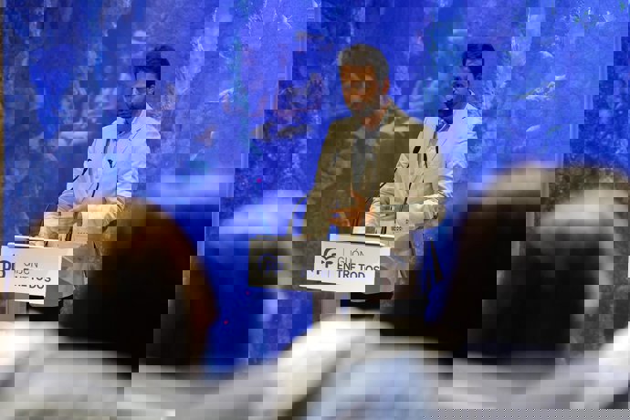 El presidente del PP de Asturias, Álvaro Queipo