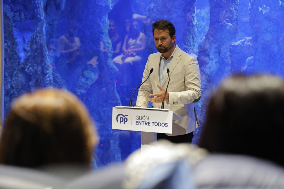El presidente del PP de Asturias, Álvaro Queipo