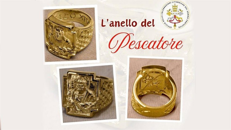 Fotos del Anillo del Pescador de León XIV