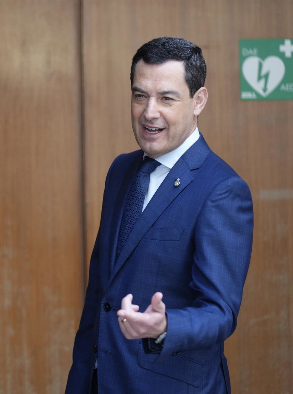 El presidente de la Junta de Andalucía, Juanma Moreno
