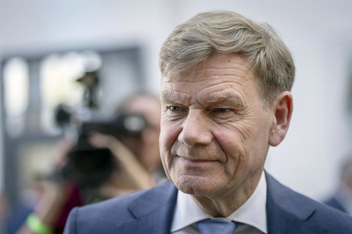 28 de abril de 2025, Berlim, Berlim, Alemanha: Johann David Wadephul na reunião do Comitê Federal da CDU Alemanha no Estrel Berlin. Berlim, 28 de abril de 2025