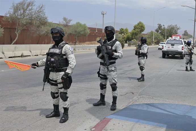 Archivo - Fuerzas federales mexicanas
