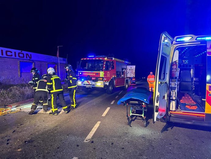 Accidente de tráfico en Navlacarnero.