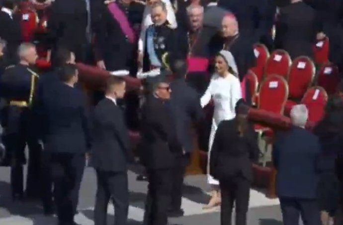 Los Reyes asisten a la misa de inicio de pontificado del Papa León XIV, el 18 de mayo de 2025