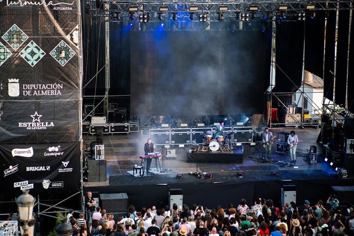 Actuación musical del festival 'Murmura Alpujarra'.