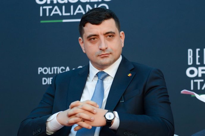 Archivo - December 17, 2023, Rome, Italy: Rome, Italy, Castel Sant'Angelo, December 17, 2023, George Simion  during  Atreju, political demonstration organized by Fratelli d'Italia, Giorgia Meloni's party - fourth day - News.