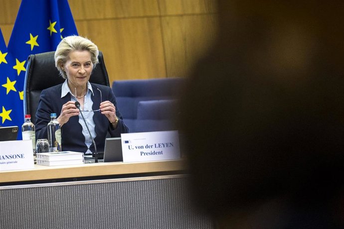 La presidenta de la Comisión Europea, Ursula von der Leyen 