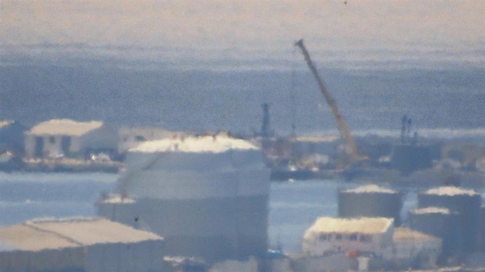 Atraque de un submarino de propulsión nuclear en Gibraltar.