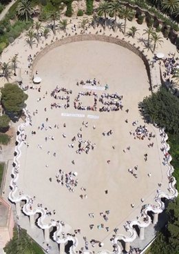 Concentració organitzada per 'Recuperem el Park Güell'