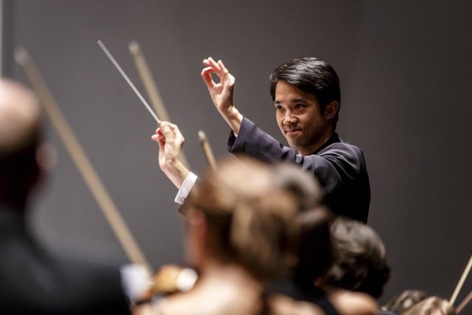 Perry So, director titular de la Orquesta Sinfónica de Navarra.