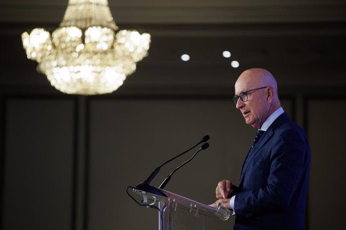 Archivo - El presidente de ASEDAS, Josep Antoni Duran i Lleida, interviene durante el III Foro de Retail y Gran Consumo de elEconomista, en el hotel The Westin Palace, a 2 de octubre de 2023, en Madrid (España). En esta tercera edición, elEconomista reúne