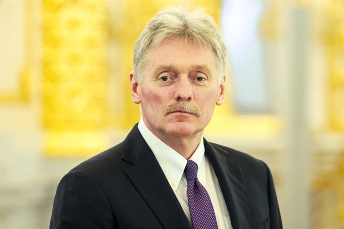 O porta-voz da presidência russa, Dmitry Peskov, durante uma cerimônia oficial no Kremlin (arquivo)