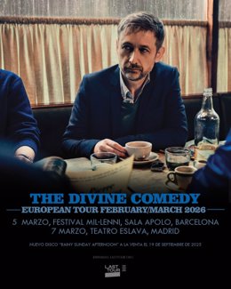 Cartell dels concerts de la banda pop The Divine Comedy