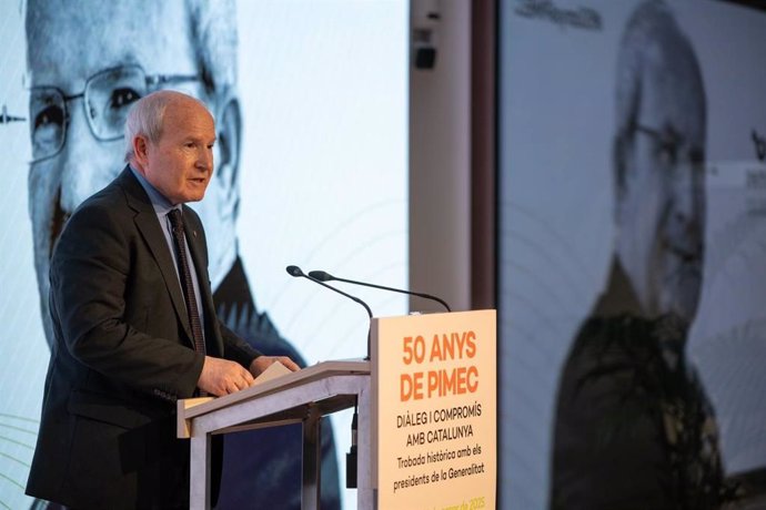 Archivo - L'expresident de la Generalitat José Montilla