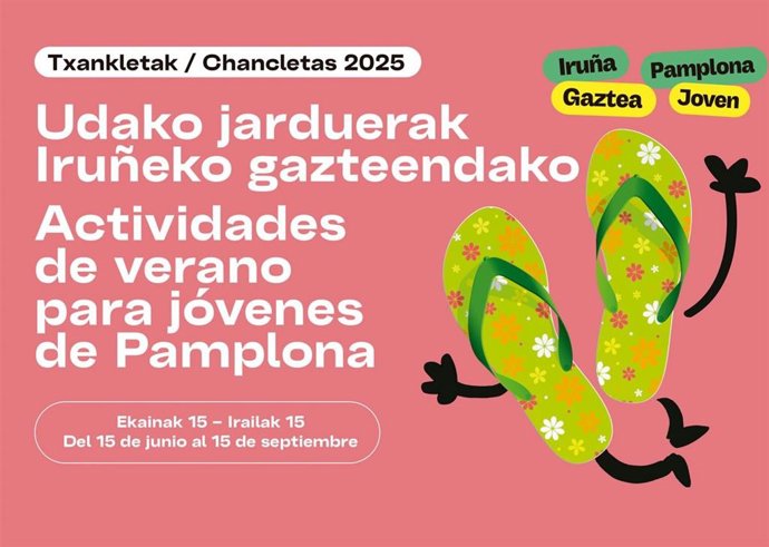 Cartel del programa municipal 'Chancletas'