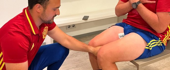 Estudio de la UEx sobre electrodos en la evaluación de jugadores profesionales de fútbol con parálisis cerebral