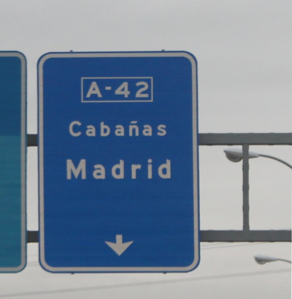 Archivo - CARTEL A-42  MADRID