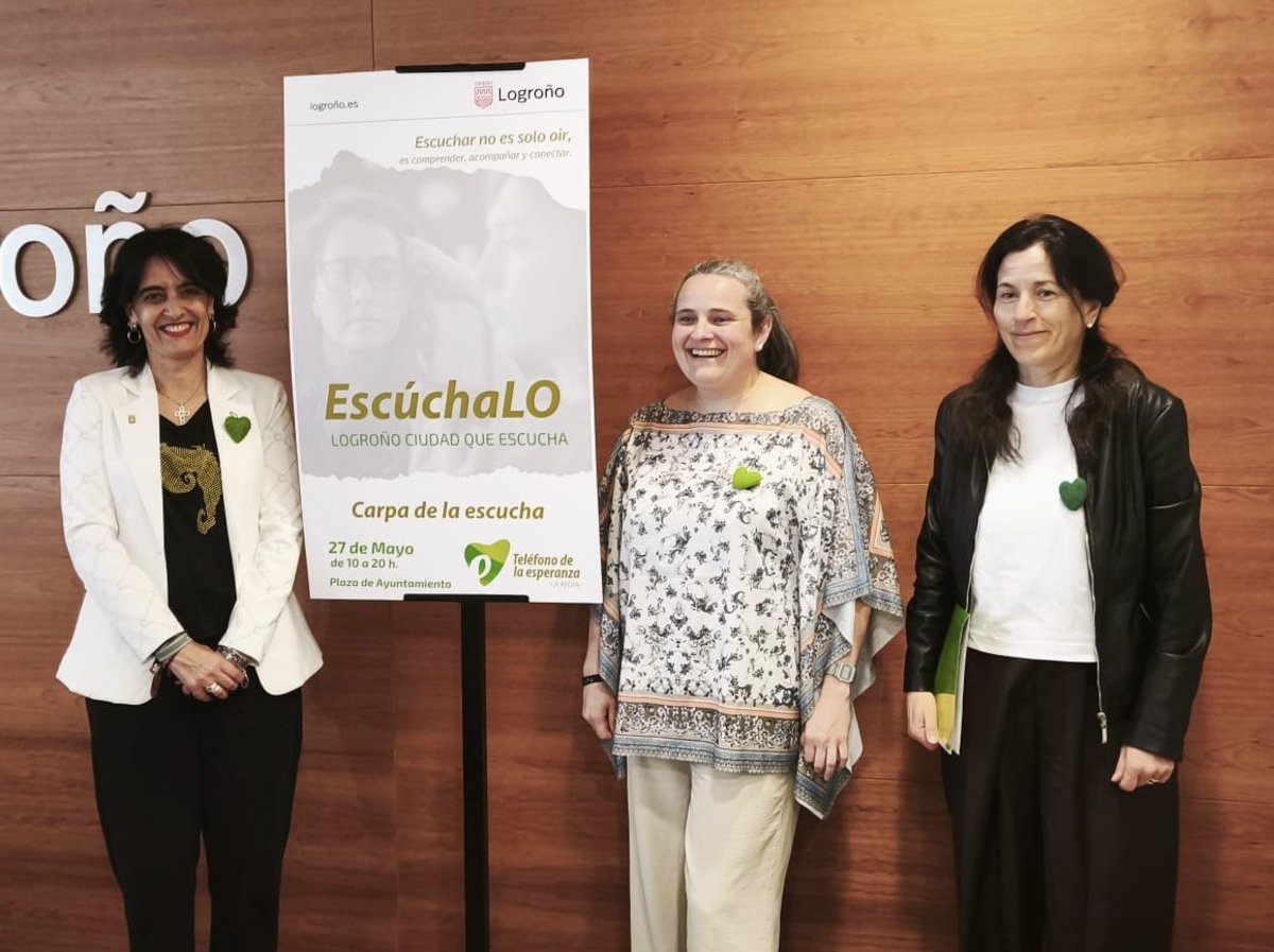 La nueva iniciativa  EscúchaLO  se propone crear espacios en Logroño para quienes necesitan ser escuchados