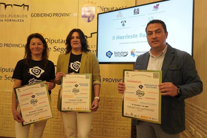 Presentación del II 'Nordeste  Bang Fest' que se celebrará en Fresno de Cantespino.