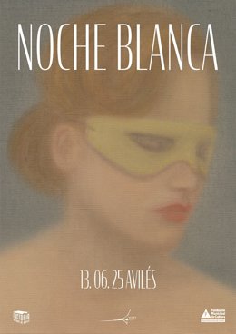 Cartel de la XV Noche Blanca de Avilés.