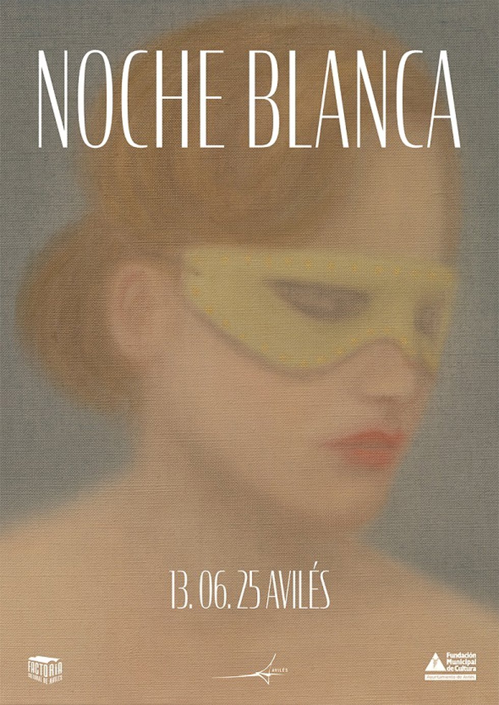 Cartel de la XV Noche Blanca de Avilés.