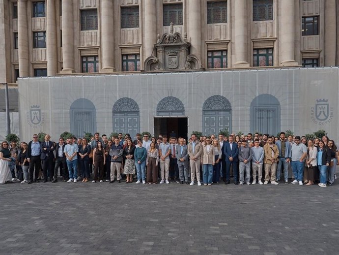 Participantes del 'Proyecto Práctica' del Cabildo de Tenerife