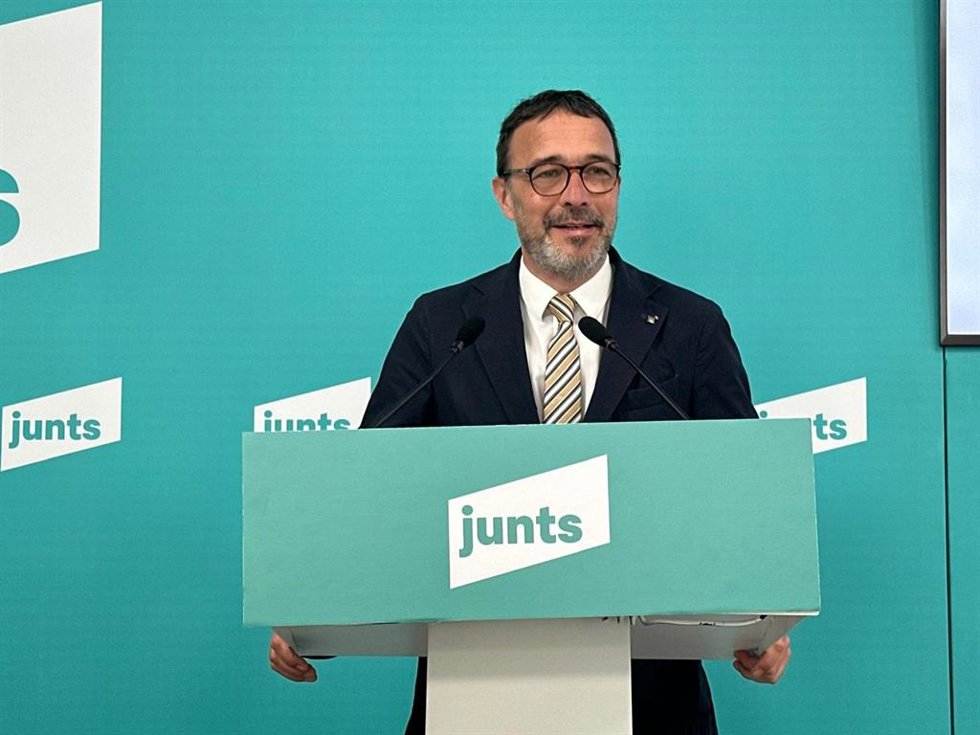 El portavoz de Junts, Josep Rius