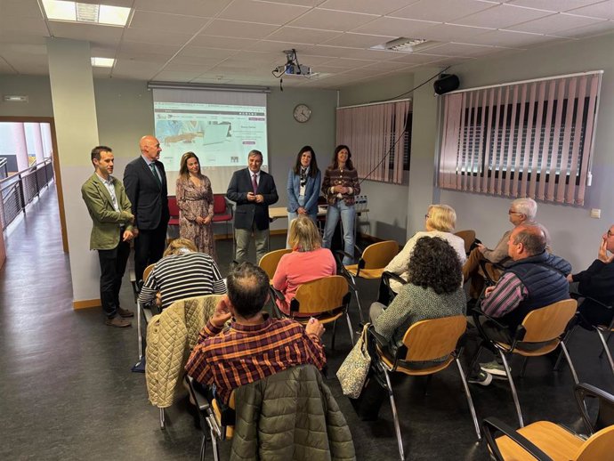 Sanz Merindo, durante su visita en San Cristótbal al Demo Day.