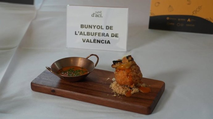 PELAYO GASTRO TRINQUET GANA EL CONCURSO A LA MEJOR TAPA DE LA COMUNIDAD VALENCIANA CON EL "BUNYOL DE L'albufera DE VALENCIA"