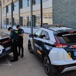 Agentes de la Guardia Civil de Sant Josep.