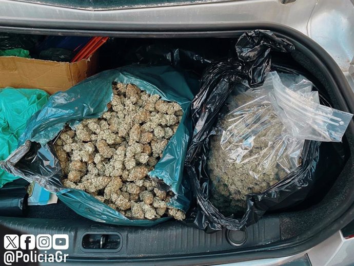 Marihuana en el maletero del coche