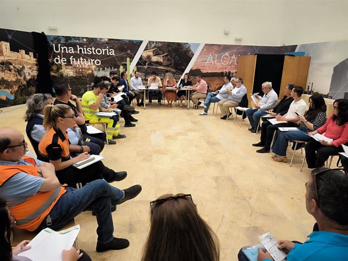 Reunión del Plan Albero para coordinar el dispositivo especial de la Feria de Alcalá.