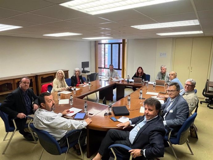 Imagen de la reunión de este lunes.