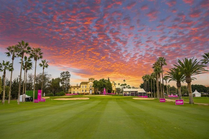 Imagen del Real Guadalhorce Club de Golf al amanecer