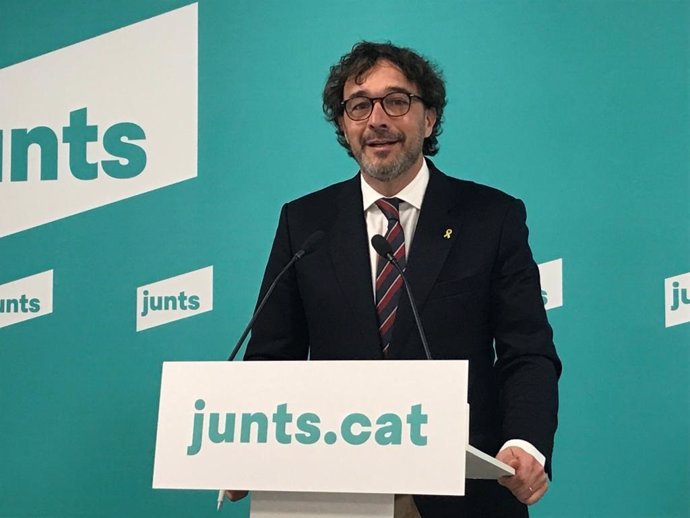 Archivo - El portaveu de Junts, Josep Rius