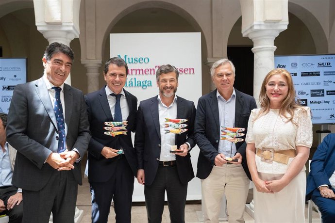 El Carmen Thyssen Málaga rinde homenaje a tres empresas con más de una década como 'Amigas del Museo'.