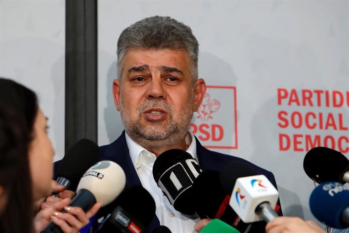 El presidente del Partido Socialdemócrata de Rumanía, Marcel Ciolacu
