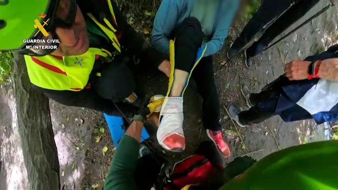 Rescate en montaña