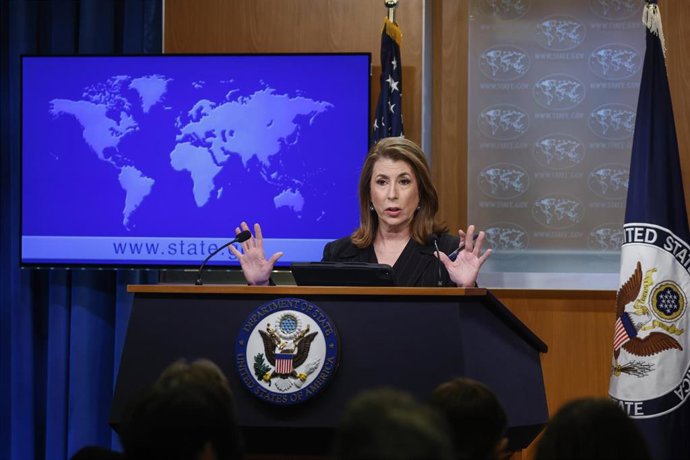 Archivo - La portavoz del Departamento de Estado de EEUU, Tammy Bruce 