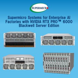 Supermicro Systems for Enterprise AI Factories with NVIDIA RTX Pro 6000 Blackwell Server Edition