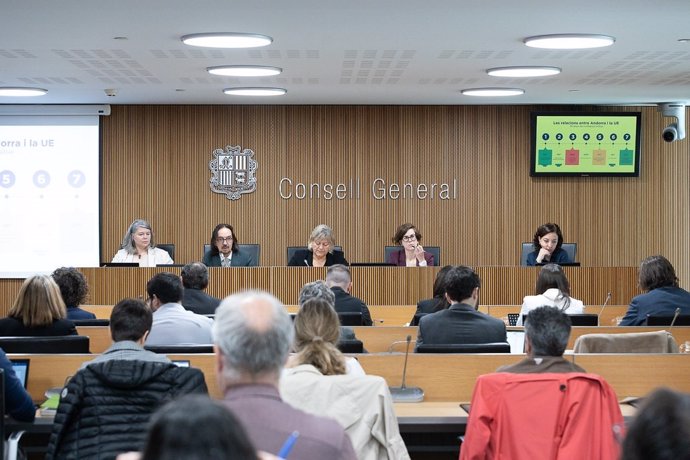 La compareixença de Landry Riba en el Consell General aquest dilluns.