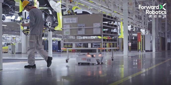 Flex300L- Capability for transport in 39-inch narrow aisles and omni-directional rotation.