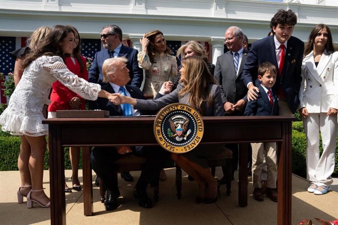 El presidente y la primera dama de Estados Unidos, Donald y Melania Trump