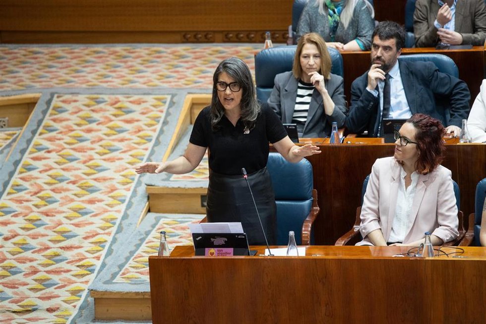 La portavoz de Más Madrid en la Asamblea de Madrid, Manuela Bergerot.