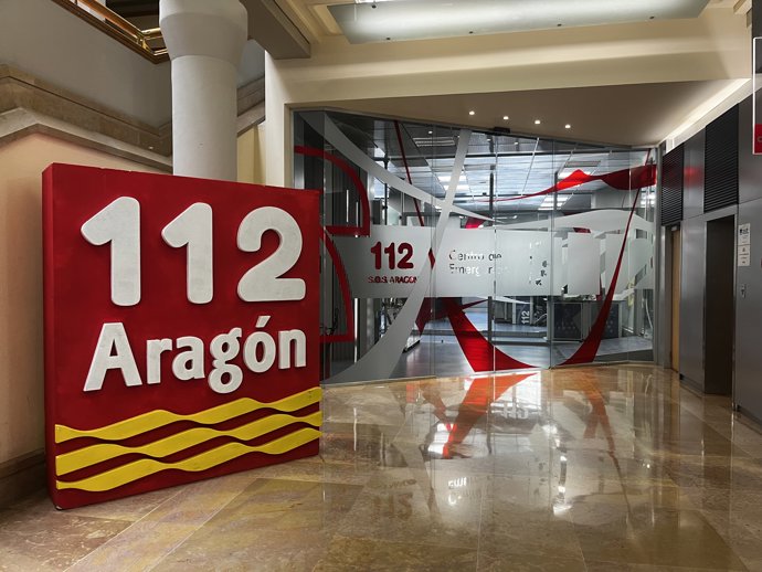 112 Aragón, en el Edificio Pignatelli de Zaragoza, sede del Gobierno de Aragón.