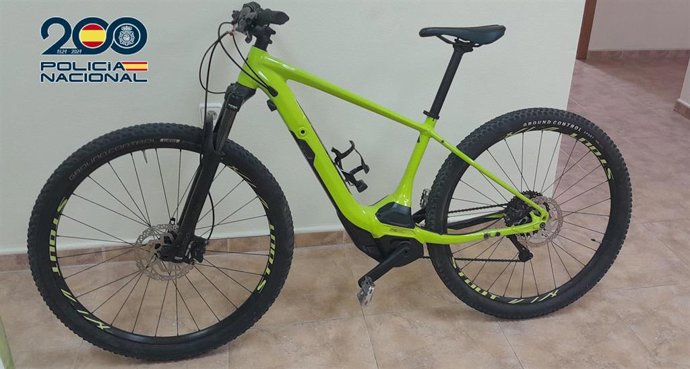 Policía Nacional detiene a un individuo por robar una bicicleta eléctrica valorada en más de 3.000 euros