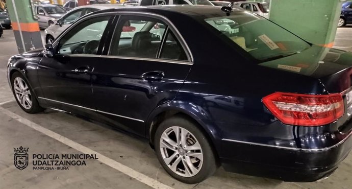 Imagen del vehículo interceptado