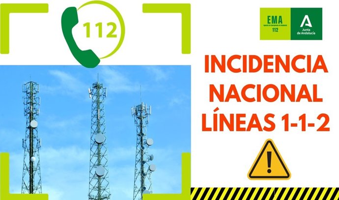 El 1-1-2 ha sufrido una incidencia nacional en sus líneas.
